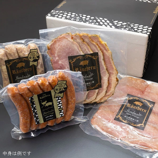 韋駝天ウインナーと豚加工品セット