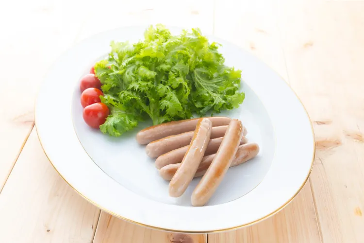 ウインナーソーセージ　盛り付け例