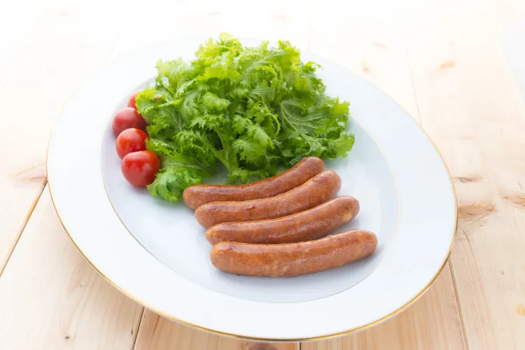 ガーリックウインナー　盛り付け例