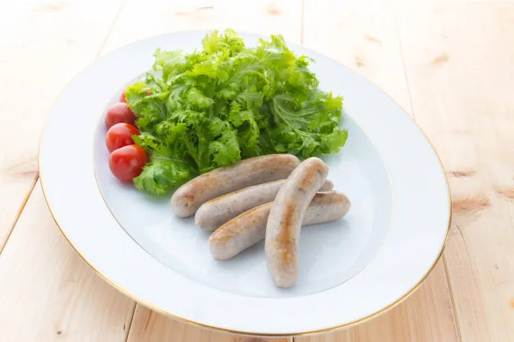 ブラートブルスト　盛り付け例