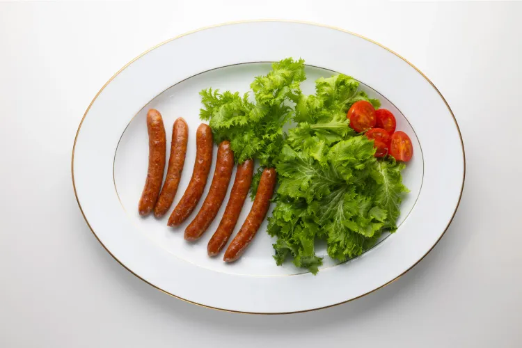 チョリソー　盛り付け例