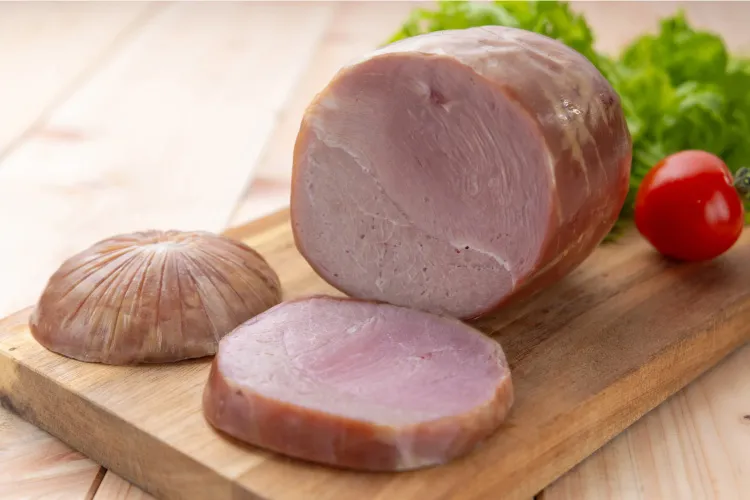 ボンレスハム（ブロック）　盛り付け例