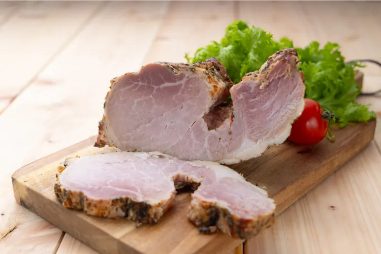 ローストポーク（ブロック）　盛り付け例