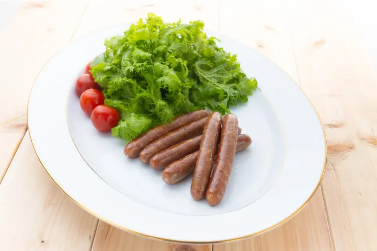 韋駝天ウインナー　盛り付け例