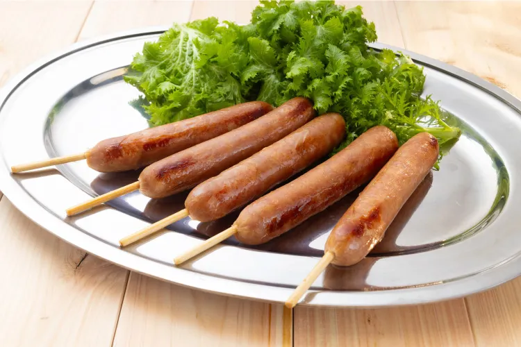 韋駝天フランク　盛り付け例