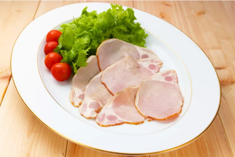 カナディアンロースハム　盛り付け例