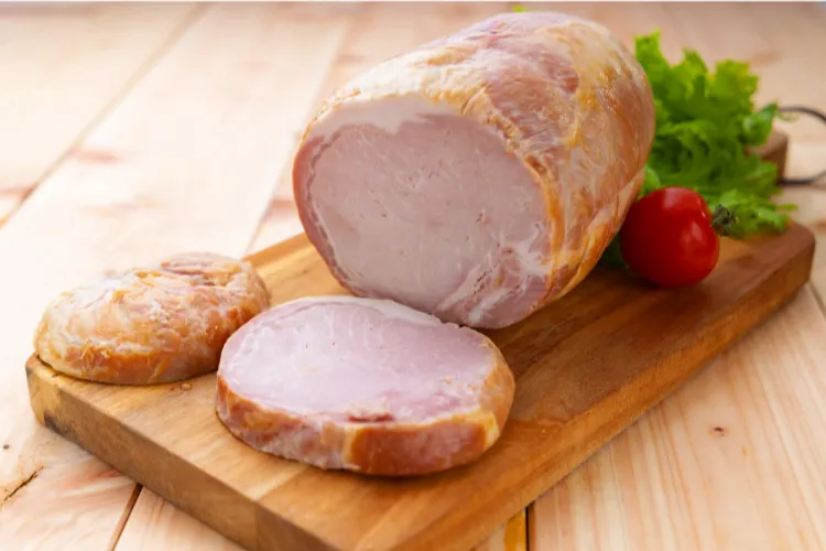 至高のロースハム　盛り付け例