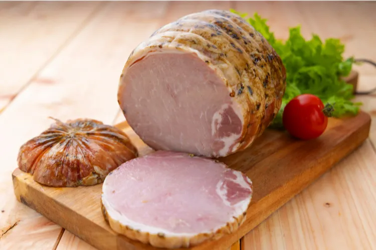 大人のスパイシーハム　盛り付け例