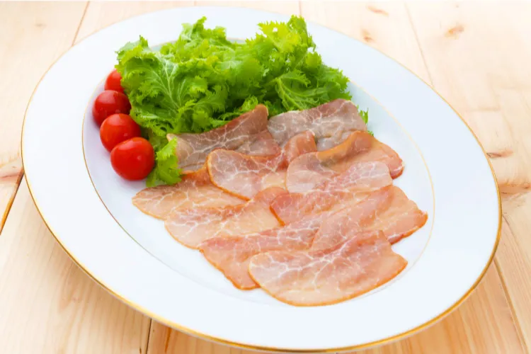 スモークハム　盛り付け例